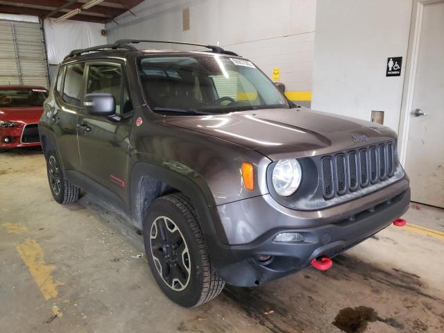 ZACCJBCT4GPD98524 - 2016 JEEP RENEGADE T GRAY photo 1