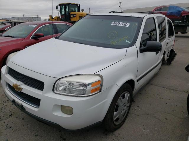 1GBDV13107D145253 - 2007 CHEVROLET UPLANDER I WHITE photo 2