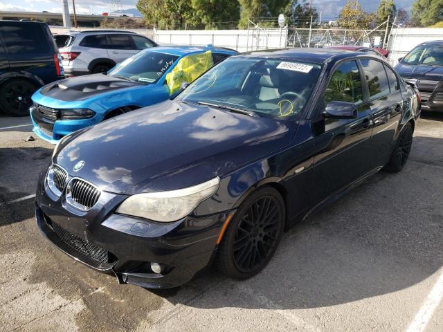 WBANW53548CT54300 - 2008 BMW 550 I BLACK photo 2