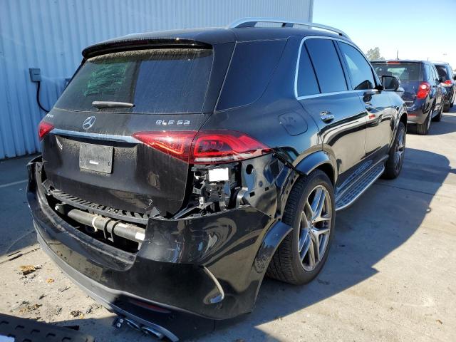 4JGFB6BE3MA263742 - 2021 MERCEDES-BENZ GLE AMG 53 BLACK photo 4