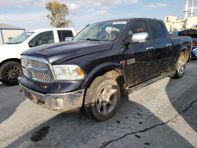 1C6RR7NT8HS690466 - 2017 RAM 1500 LARAM BLACK photo 2