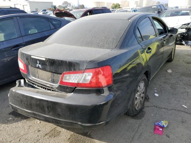 4A32B2FF7BE024552 - 2011 MITSUBISHI GALANT FE BLACK photo 4