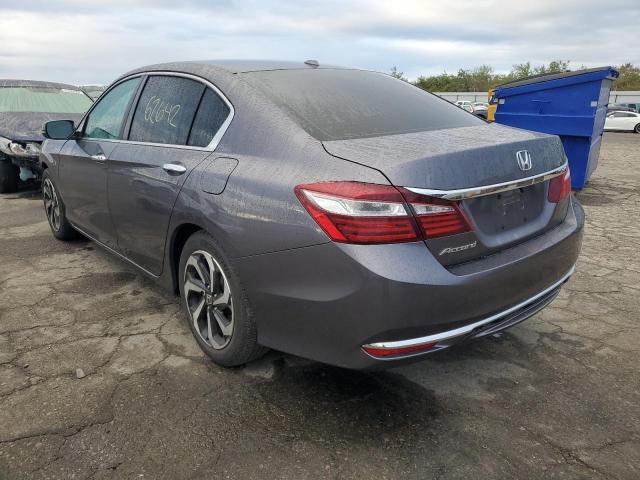 1HGCR2F85GA104694 - 2016 HONDA ACCORD EXL GRAY photo 3