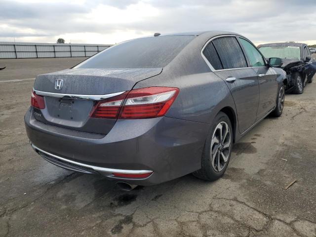 1HGCR2F85GA104694 - 2016 HONDA ACCORD EXL GRAY photo 4