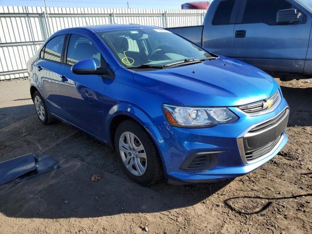 1G1JB5SH0H4120229 - 2017 CHEVROLET SONIC LS BLUE photo 1