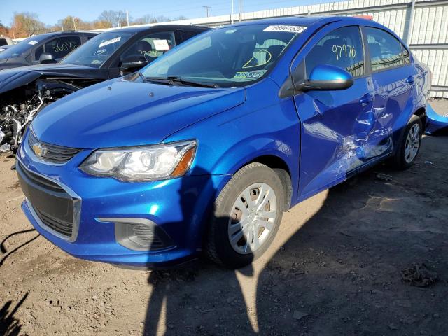 1G1JB5SH0H4120229 - 2017 CHEVROLET SONIC LS BLUE photo 2