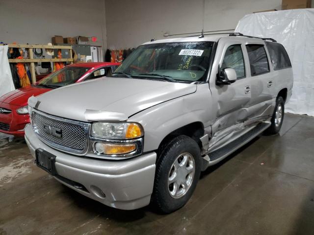 1GKFK66U54J192781 - 2004 GMC YUKON XL D SILVER photo 2