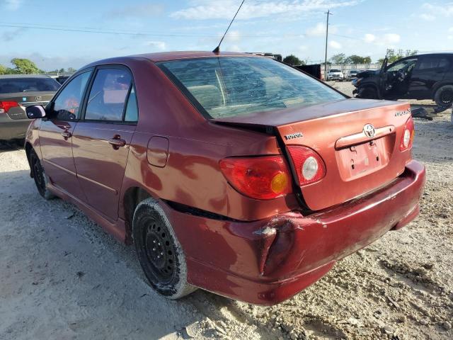 1NXBR32E53Z105120 - 2003 TOYOTA COROLLA S RED photo 3