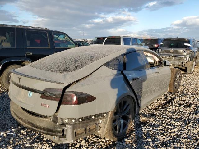 5YJSA1E6XMF433387 - 2021 TESLA MODEL S Gris foto 3