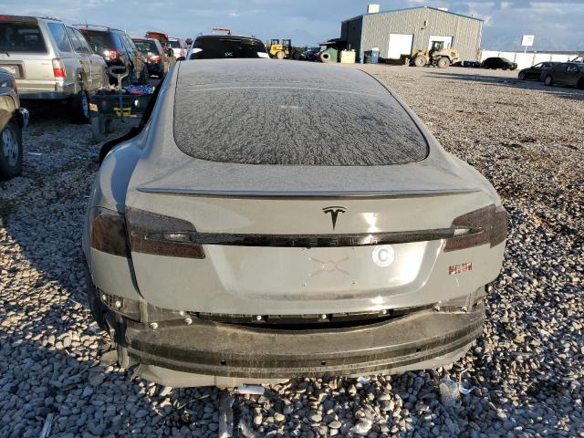 5YJSA1E6XMF433387 - 2021 TESLA MODEL S Gris foto 6