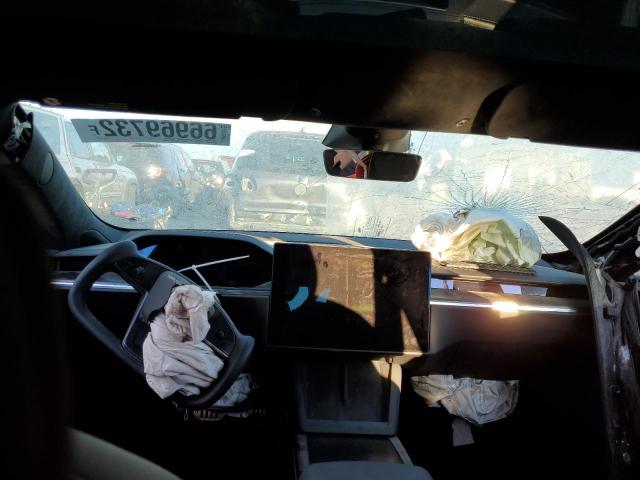 5YJSA1E6XMF433387 - 2021 TESLA MODEL S Gris foto 8