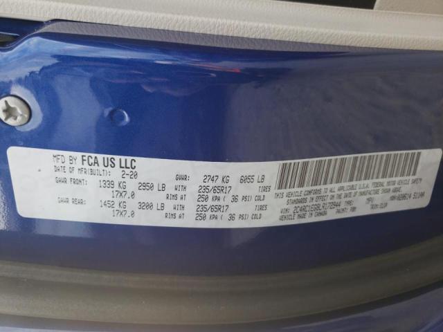 2C4RC1EG8LR172944 - 2020 CHRYSLER PACIFICA T BLUE photo 13