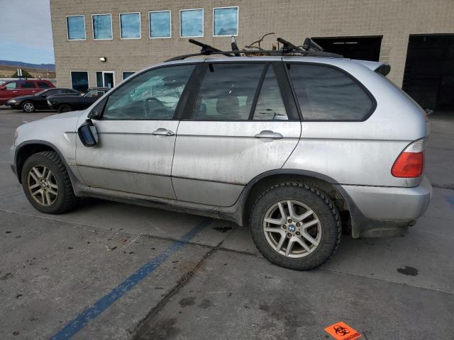 5UXFA13594LU33324 - 2004 BMW X5 3.0I SILVER photo 2