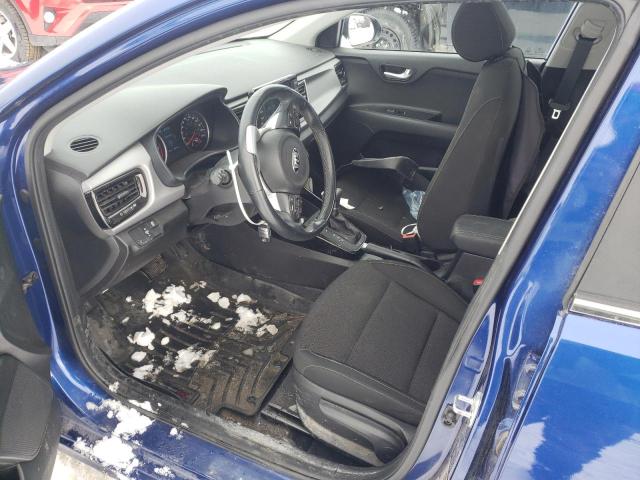 3KPA35ABXJE035355 - 2018 KIA RIO EX BLUE photo 7