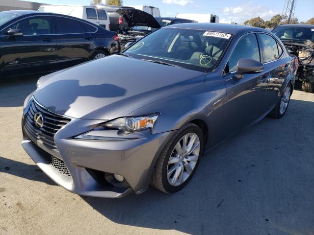 JTHBF1D27E5039525 - 2014 LEXUS IS 250 GRAY photo 2