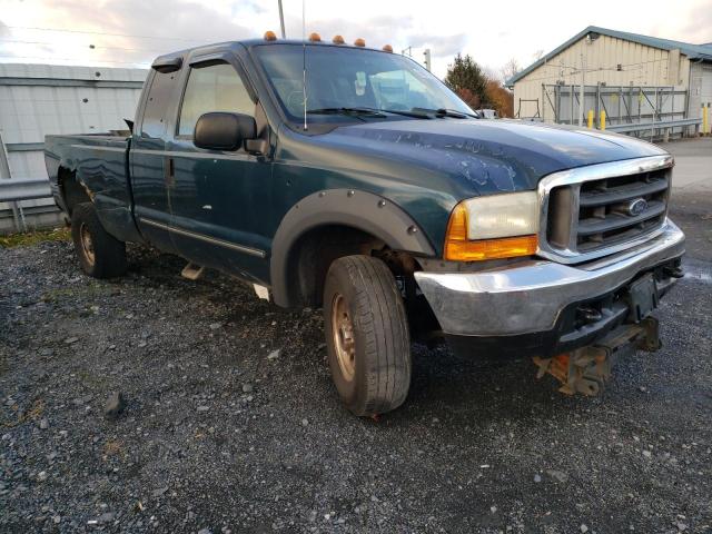 1FTSX31FXXED99926 - 1999 FORD F350 SRW S GREEN photo 1