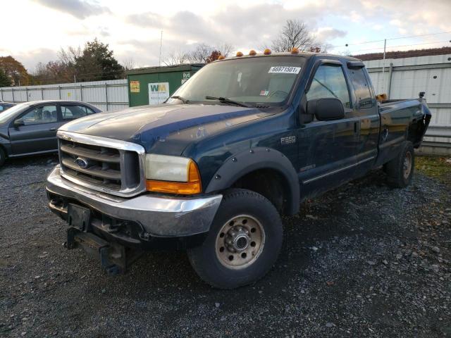 1FTSX31FXXED99926 - 1999 FORD F350 SRW S GREEN photo 2