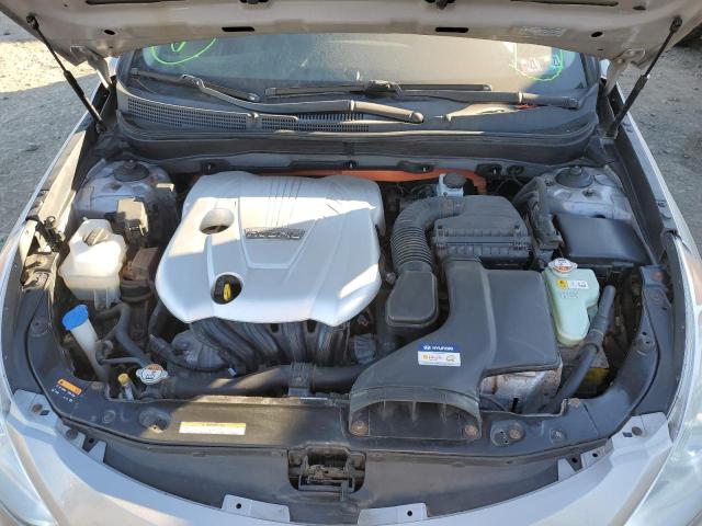 KMHEC4A43DA076233 - 2013 HYUNDAI SONATA HYB SILVER photo 7