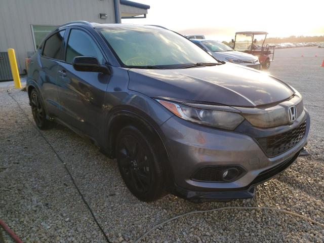 3CZRU5H13MM714174 - 2021 HONDA HR-V SPORT GRAY photo 4