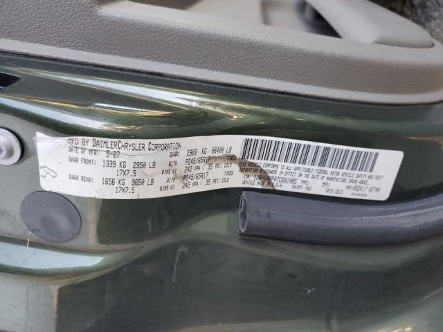 1J8HG48P07C691085 - 2007 JEEP COMMANDER 绿色 照片 12