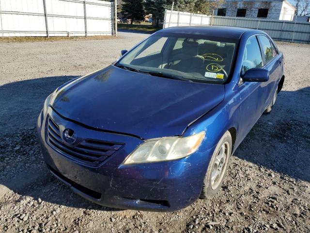 4T1BE46K67U010024 - 2007 TOYOTA CAMRY CE BLUE photo 2