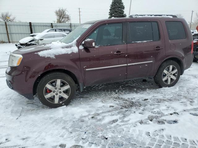 5FNYF4H93EB040805 - 2014 HONDA PILOT TOUR MAROON photo 1