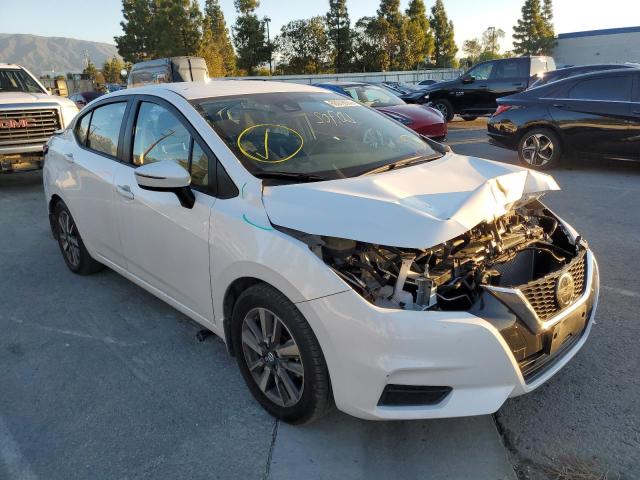 3N1CN8EVXLL914252 - 2020 NISSAN VERSA SV WHITE photo 1