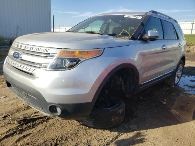 1FMHK7F81CGA47614 - 2012 FORD EXPLORER L SILVER photo 2