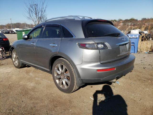 JNRBS08W58X400120 - 2008 INFINITI FX45 GRAY photo 2