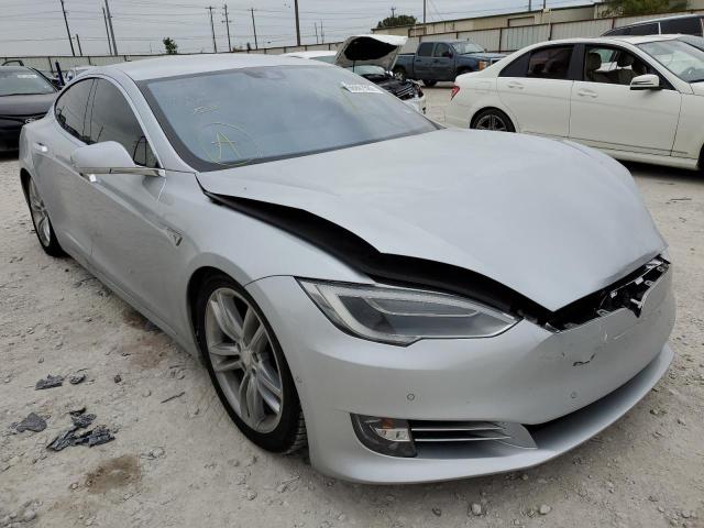 5YJSA1E27GF154383 - 2016 TESLA MODEL S ვერცხლისფერი ფოტო 1