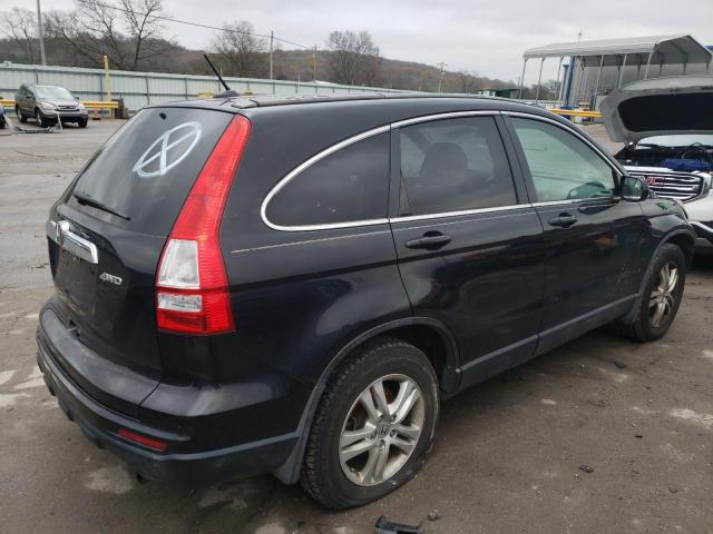 5J6RE4H78BL098496 - 2011 HONDA CR-V EXL BLACK photo 3