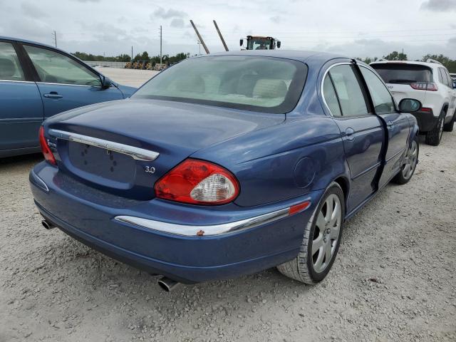 SAJEA51C84WD81032 - 2004 JAGUAR X-TYPE 3.0 BLUE photo 4