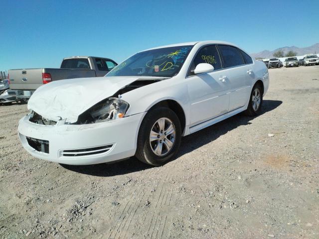 2G1WA5E37F1149308 - 2015 CHEVROLET IMPALA LIM WHITE photo 2