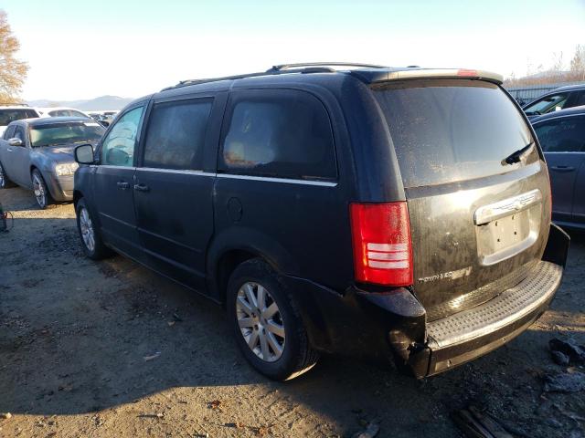 2A8HR54P08R614831 - 2008 CHRYSLER TOWN & COU BLACK photo 3