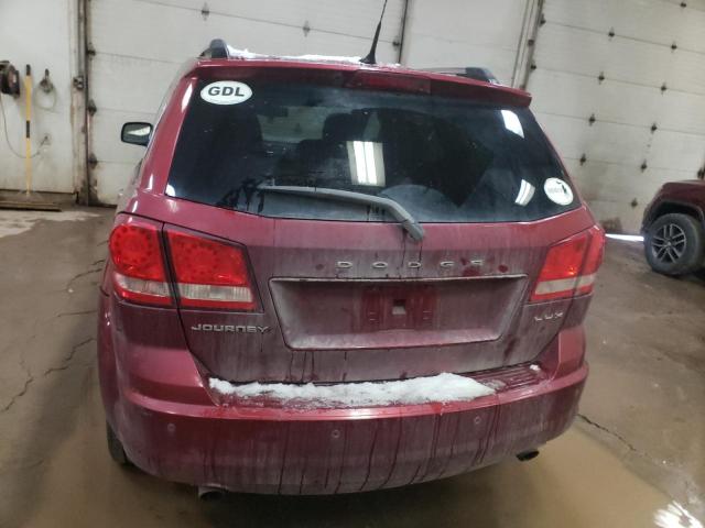 3D4PG9FG5BT516267 - 2011 DODGE JOURNEY LU RED photo 6