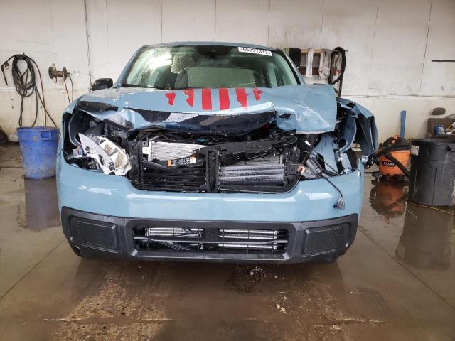 3FTTW8E91NRA83673 - 2022 FORD MAVERICK X BLUE photo 5