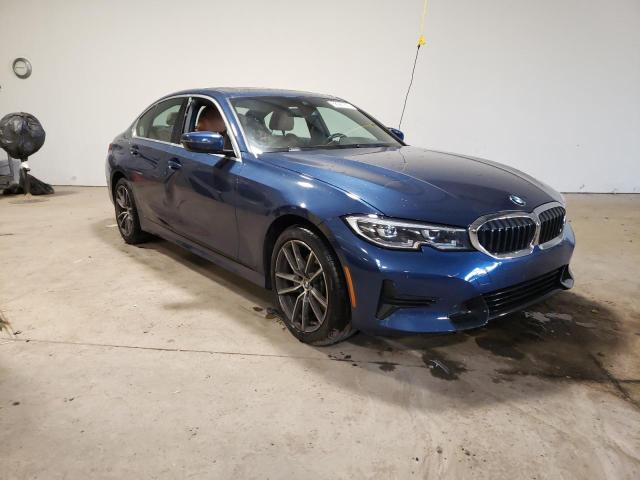 3MW5R7J03N8C49762 - 2022 BMW 330XI BLUE photo 1