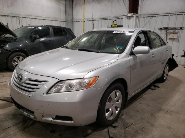 4T4BE46K67R003225 - 2007 TOYOTA CAMRY CE SILVER photo 2