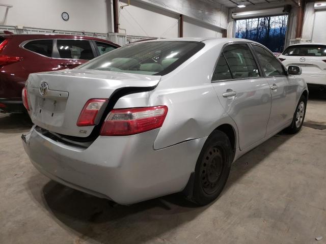 4T4BE46K67R003225 - 2007 TOYOTA CAMRY CE SILVER photo 4