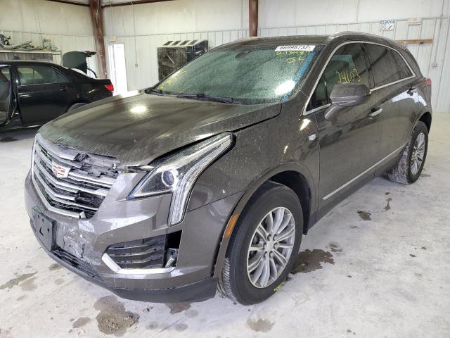 1GYKNCRS1KZ273487 - 2019 CADILLAC XT5 LUXURY GRAY photo 2