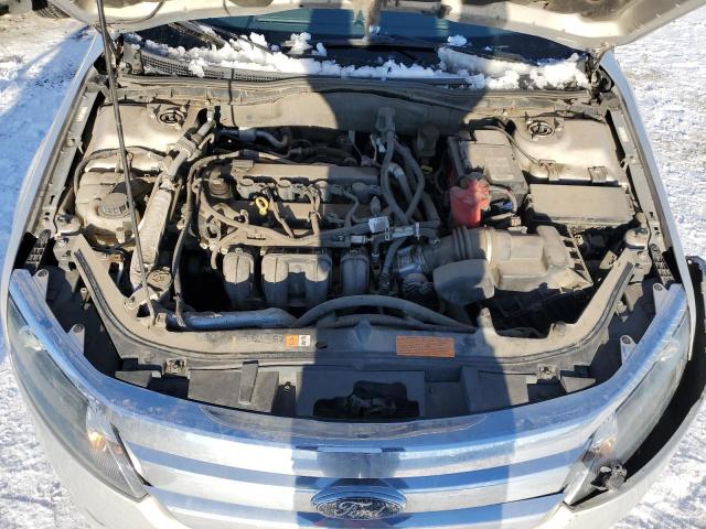 3FAHP0JA5AR204581 - 2010 FORD FUSION SEL CREAM photo 11