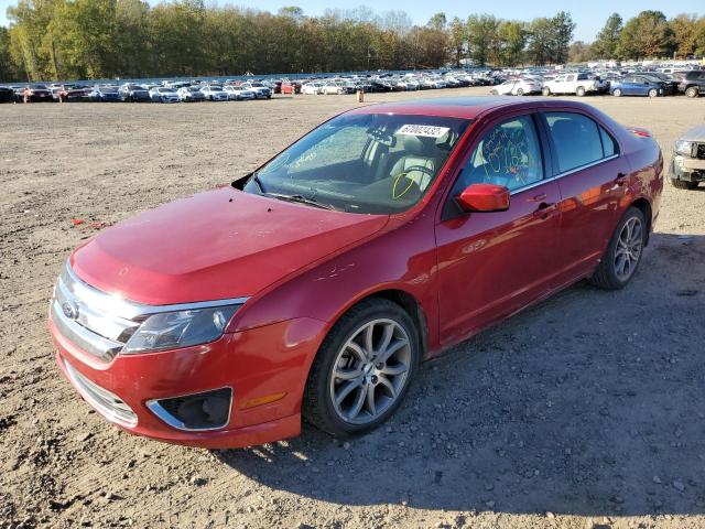 3FAHP0JGXCR148547 - 2012 FORD FUSION SEL RED photo 2