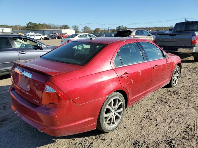 3FAHP0JGXCR148547 - 2012 FORD FUSION SEL RED photo 4