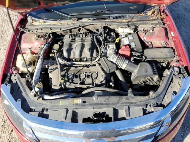 3FAHP0JGXCR148547 - 2012 FORD FUSION SEL RED photo 7