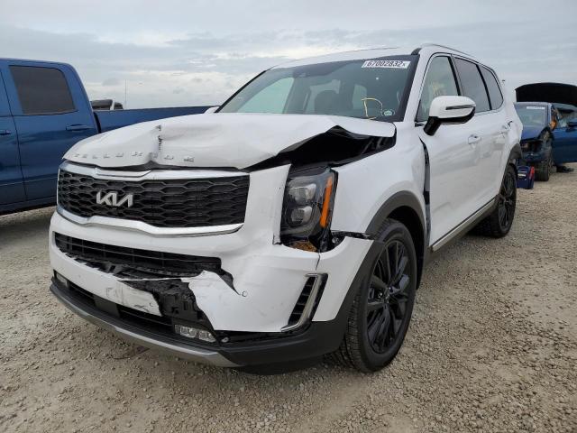 5XYP5DHC4NG215212 - 2022 KIA TELLURIDE WHITE photo 2