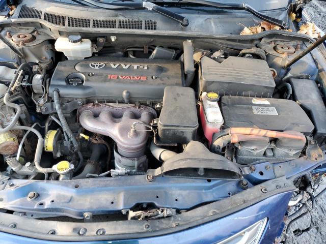 4T1BB46K59U086037 - 2009 TOYOTA CAMRY HYBR BLUE photo 12