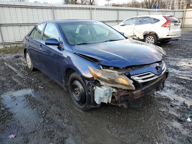 4T1BB46K59U086037 - 2009 TOYOTA CAMRY HYBR BLUE photo 4