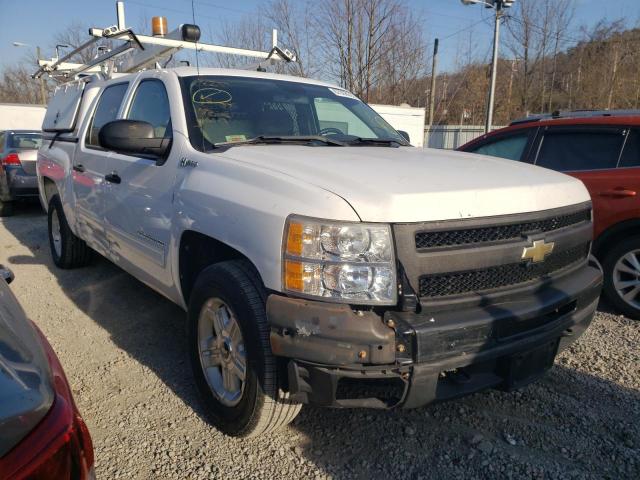 3GCXCUEJ0AG216250 - 2010 CHEVROLET SILVERADO WHITE photo 1