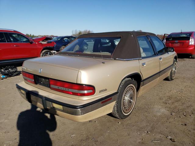 2G4WD54L0P1410792 - 1993 BUICK REGAL LIMI TAN photo 4