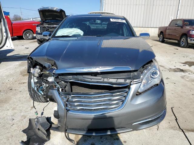 1C3CCBCB2CN330084 - 2012 CHRYSLER 200 LIMITE GRAY photo 5